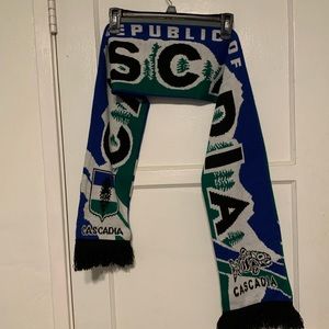 Portland Timbers Cascadia Scarf Soccer Republic Rare